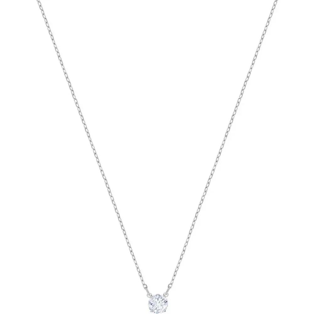Swarovski Jewelry Attract Round Necklace White Rhodium Plating - Picture 8 of 15